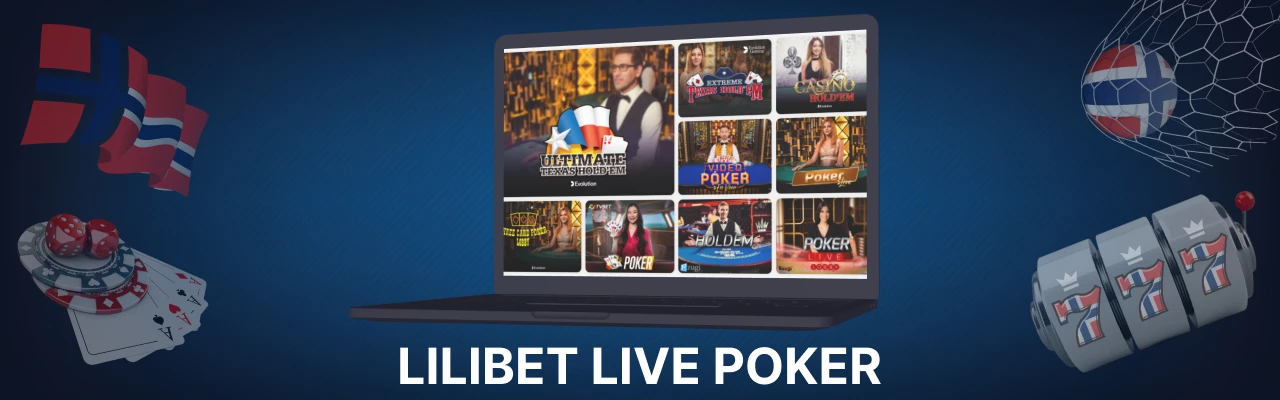Lilibet live poker i norge