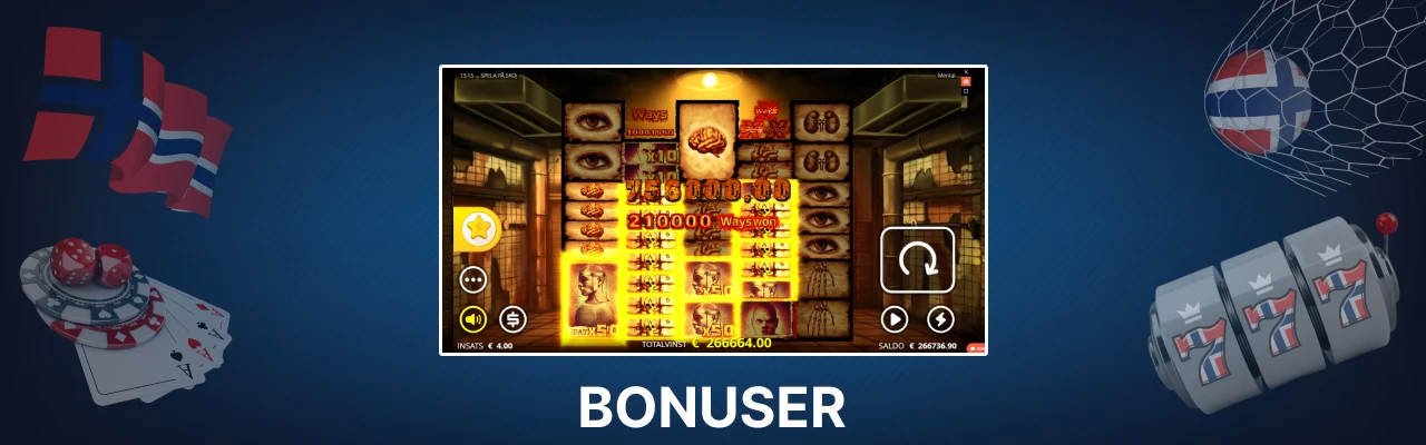 Bonuser i spilleautomaten mental
