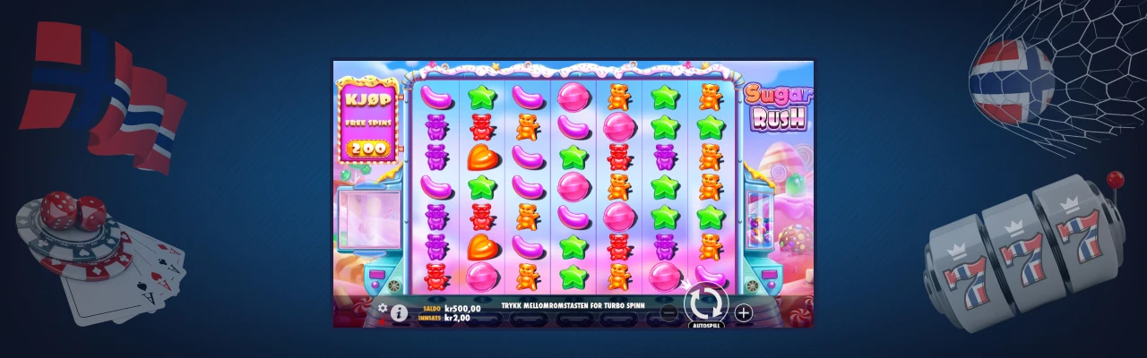 Sugar rush spilleautomat