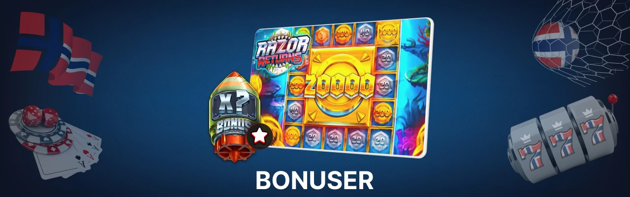 Spilleautomaten razor returns bonuser