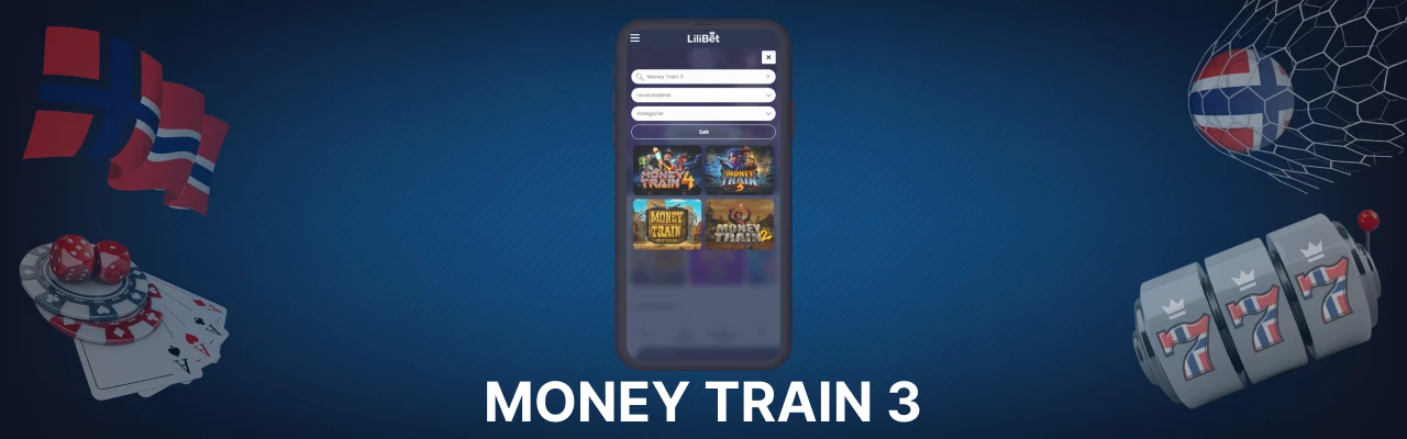 Spille spilleautomaten money train 3