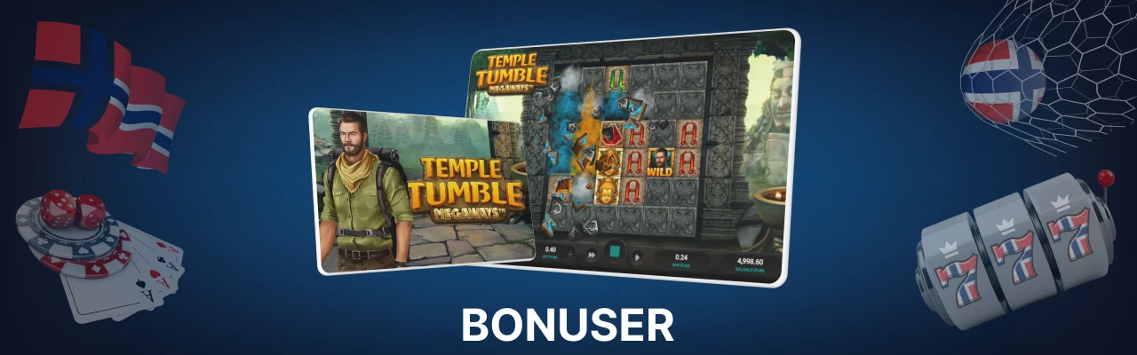 Spilleautomaten temple tumble megaways bonuser