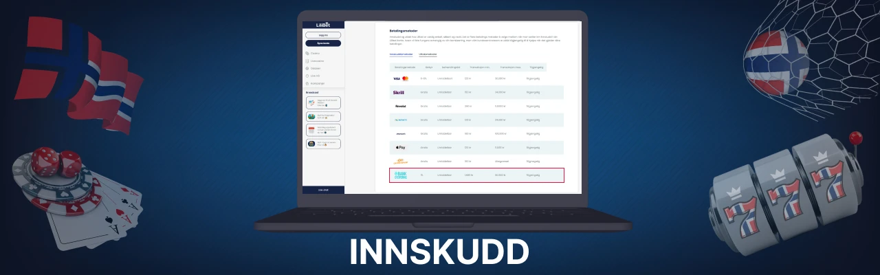 Bank transfer casino deposit