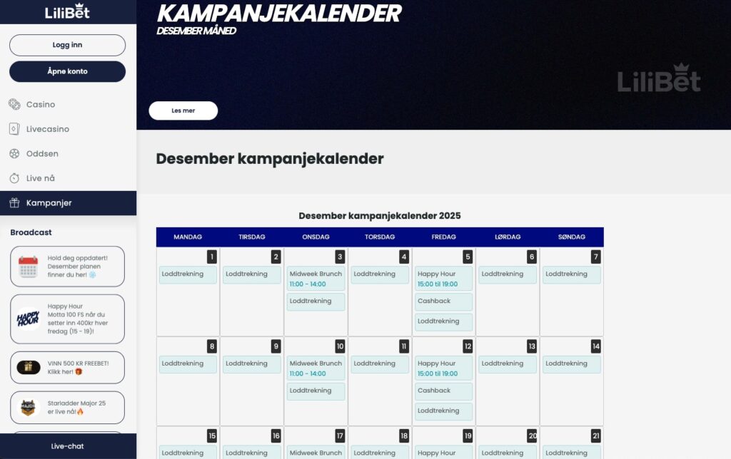 Lilibet Kampanjekalender