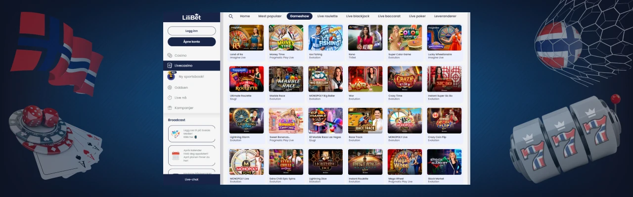 Lilibet live game shows